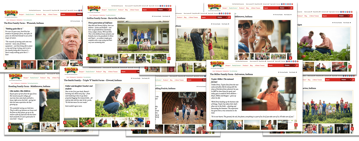 Red Gold Family Farm Web Pages