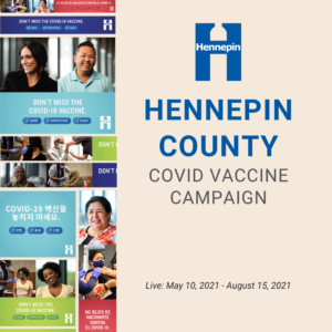Hennepin County Covid Vaccine Campaign